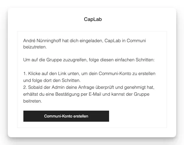 Gedanken zum Community-Aufbau